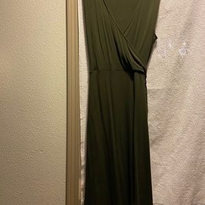 dip wrap around dress size M